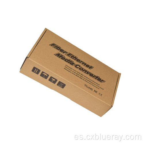 Convertidor de medios de fibra Gigabit Ethernet de 10 /100 / 1000m, conector dual de fibra / soltero / 20km / 40km / 60km / 80km / sc